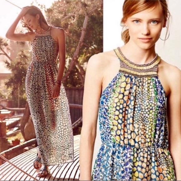 Anthropologie Dresses & Skirts - Anthropologie | HD In Paris pattern beaded dress